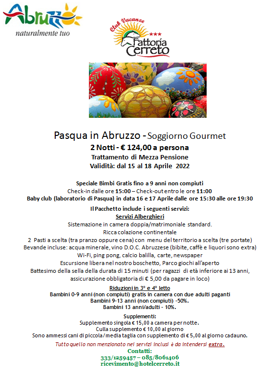 PASQUA 2022