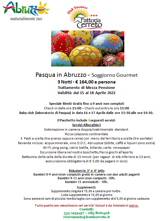 PASQUA 2022